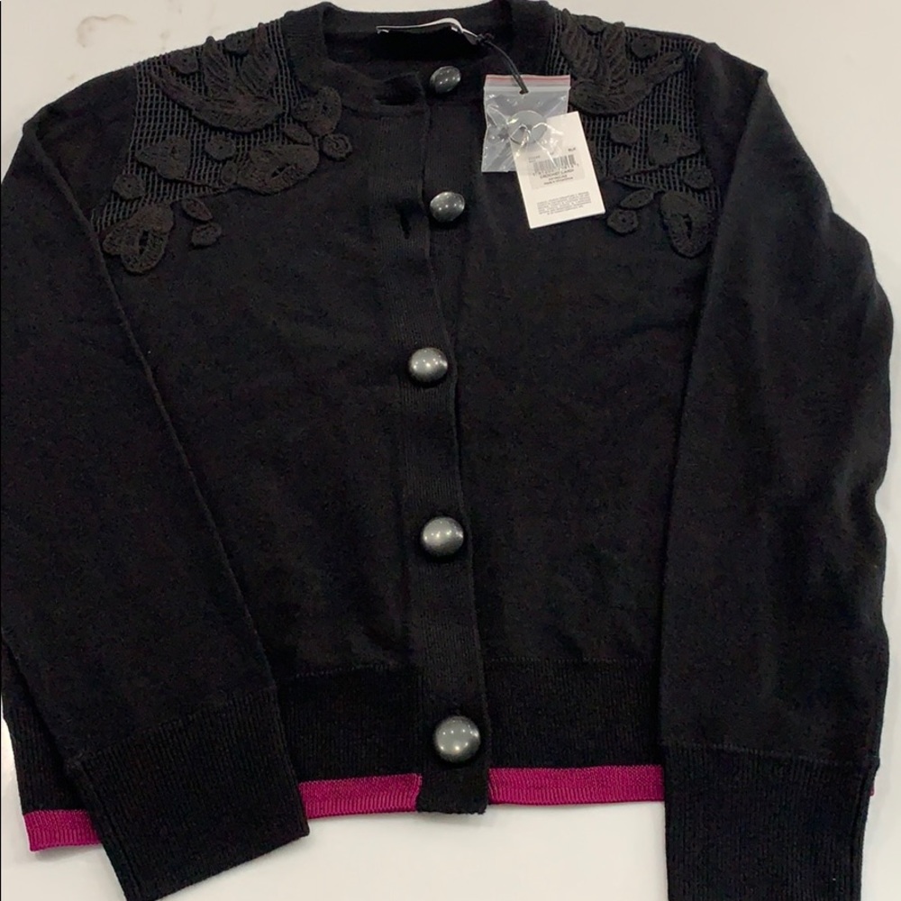 Coach Cardigan Black M